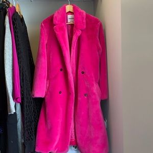 Brand new hot pink coat.